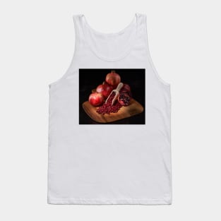 Fresh pomegranate fruits and seeds Tank Top